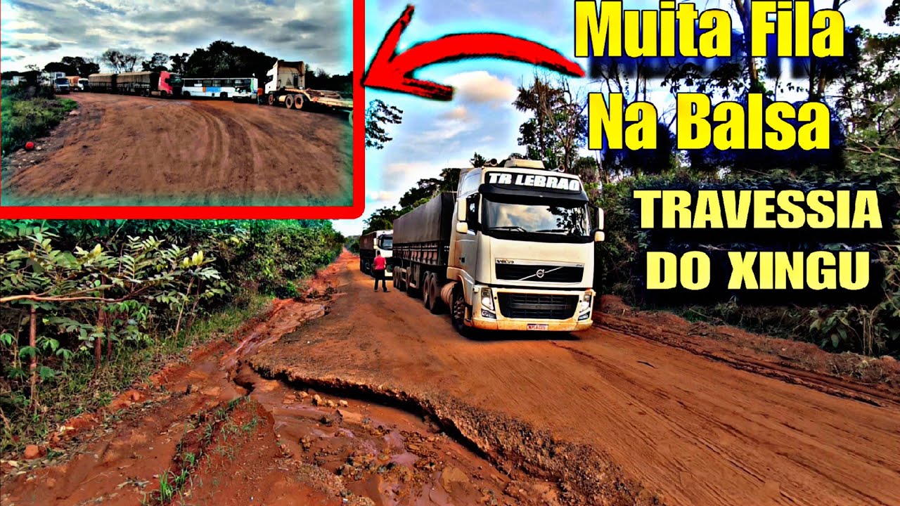 QUEBREI A BALSA COM MEU CAMINHÃO.