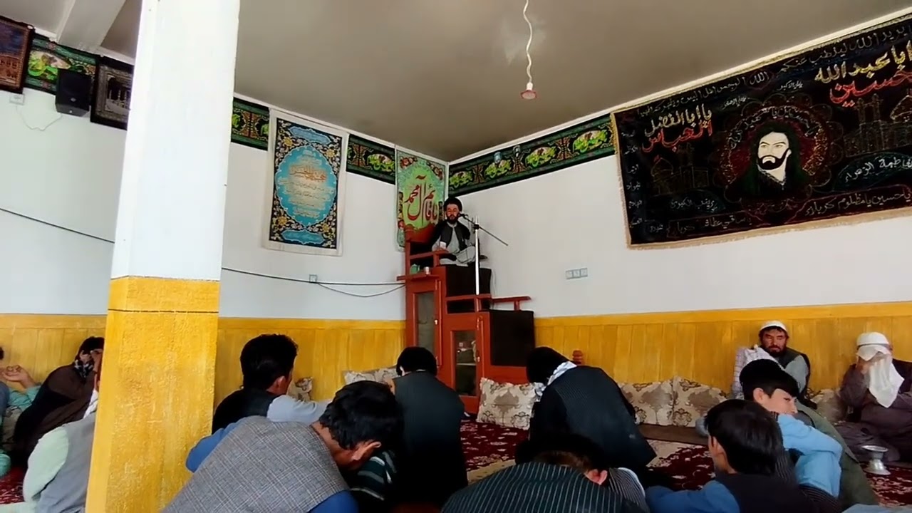 روضه علی اصغر، روضه خوان سید روف مرتضوی در منبر راقول سکدیز پنجاب، محرم سال ۱۴۴۷