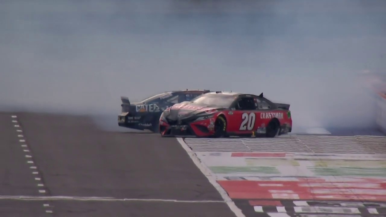 Erik Jones and Tyler Reddick draw a caution after mid-race wreck | NASCAR Cup Series at Pocono