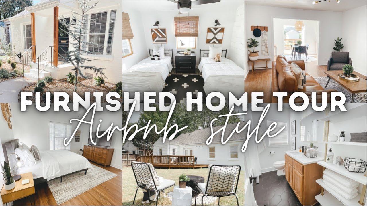 COMPLETELY FURNISHED HOME TOUR | SMALL DREAM HOME TOUR | 2021 FURNISHED HOME TOUR | AIRBNB HOME TOUR