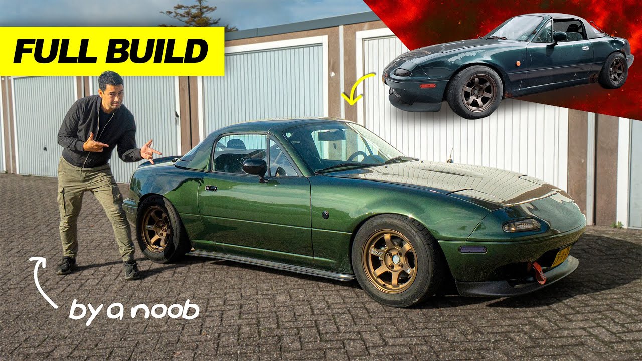Abandoned Miata Full Restoration for under $500 - Full Build