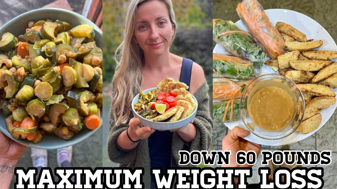 WHAT I EAT IN A DAY & Grocery Haul | Down 60 Pounds | Starch Solution