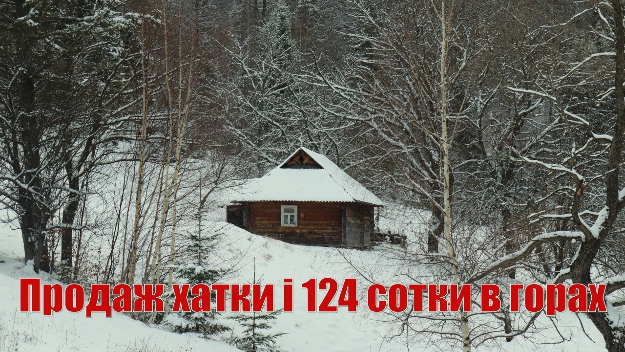Продаж старої хати з великою земельною ділянкою в Карпатах