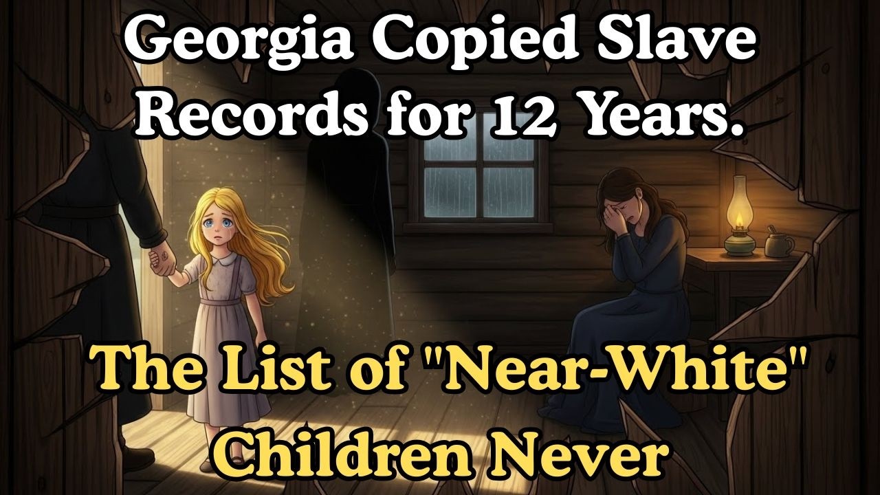 She Copied Slave Inventories. One Page Listed 23 White Children as 