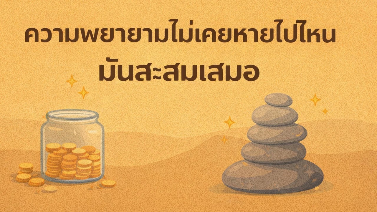 พยายามแล้วแต่ยังไม่เห็นผล ฟังคลิปนี้ก่อนจะโทษตัวเอง
