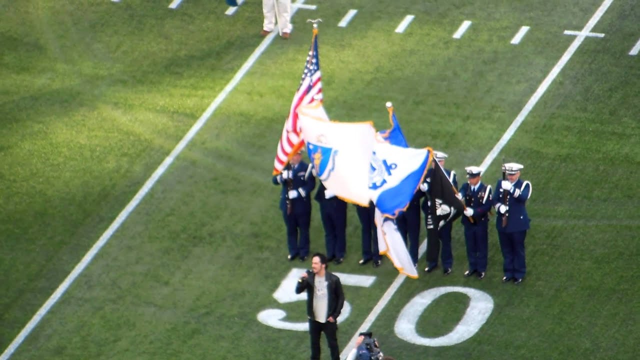 Star Spangled Banner -- Adam Gontier -- Gillette Stadium