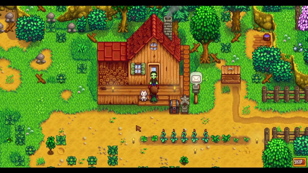 New star in the Valley. make friends and catch fish. then take out monsters. Stream 2