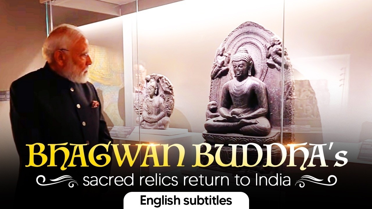 Bhagwan Buddha&rsquo;s sacred Piprahwa relics come home after over a century &ndash; Watch this rare moment