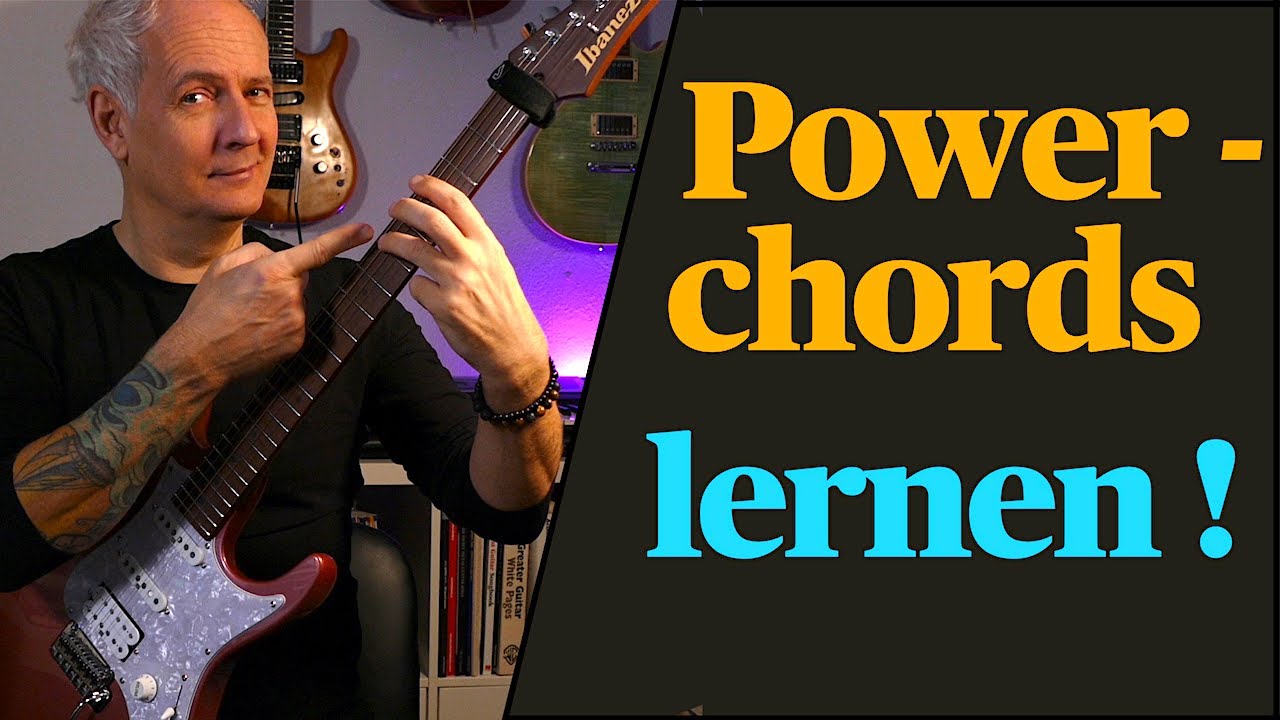 E Gitarre POWERCHORDS für Einsteiger ROCKGITARRE