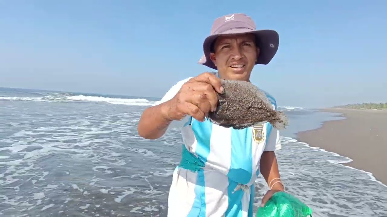 Hubo mucha pesca para agarrar la frita 