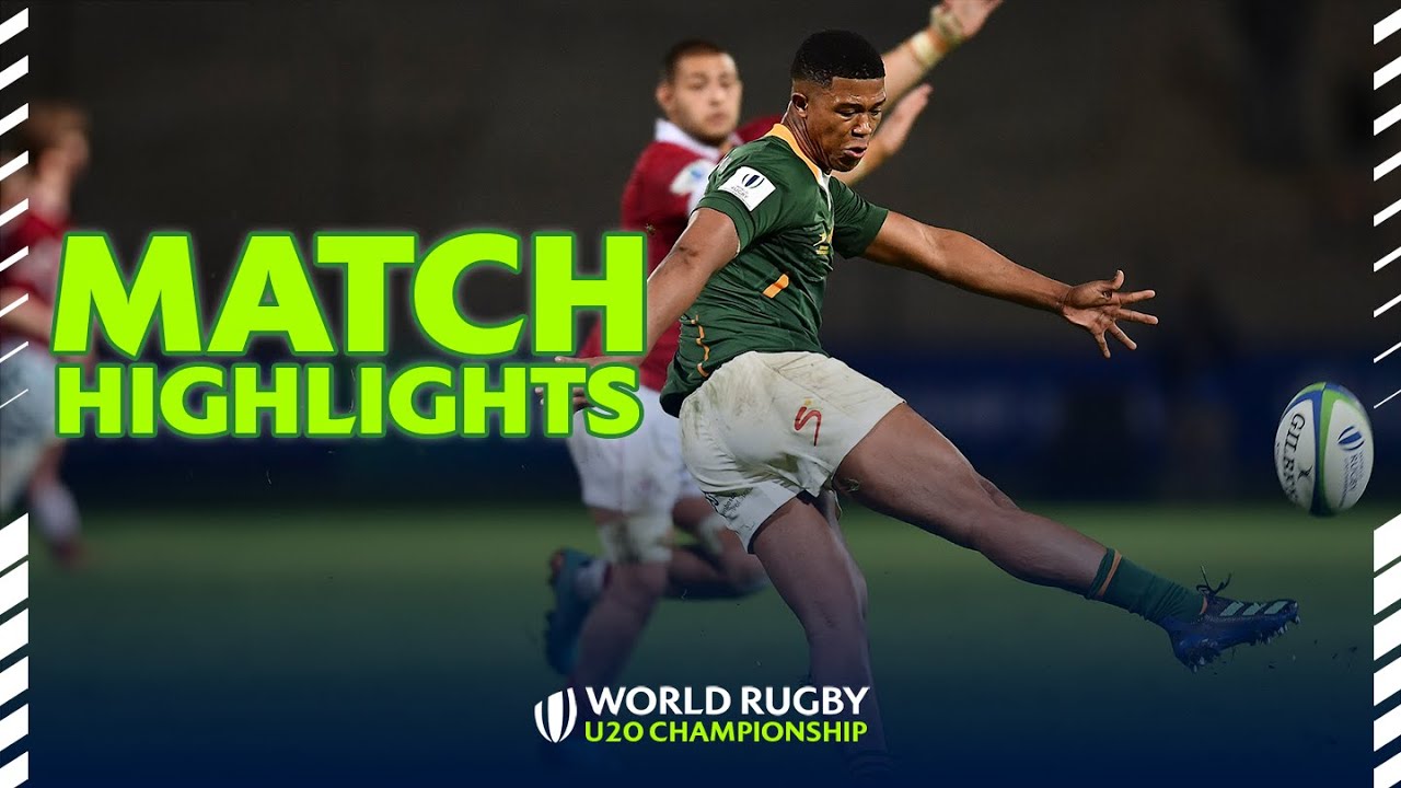 Junior Boks clash with Junior Lelos! | South Africa v Georgia | World Rugby U20 Championship