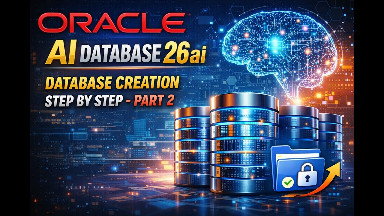 Oracle AI Database 26ai  Database Creation and Configuration Step by Step Demo - Part 2  | #26ai