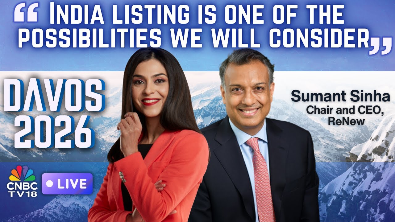 Davos WEF 2026 LIVE | In Conversation With Sumant Sinha, Chair and CEO, ReNew | N18L