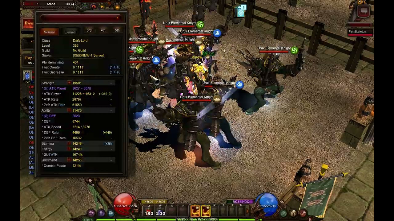 Auto Reset and Auto Stat in Mu Online