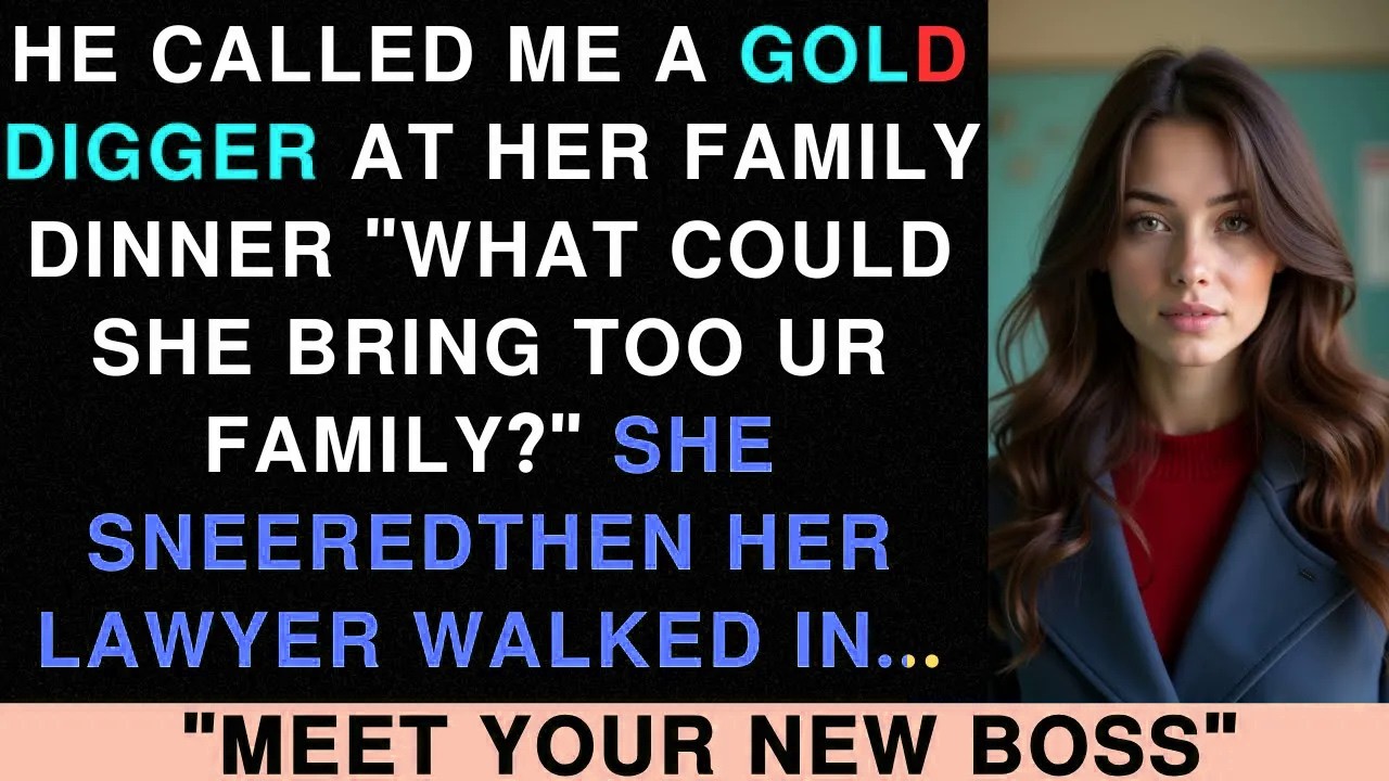 My Mother-in-Law Humiliated Me at Family Dinner, Calling Me a Gold Digger — Her Face Went White...