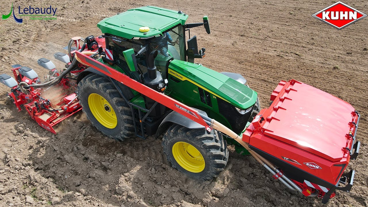DÉMONSTRATION KUHN FRANCE | JD 7R 330 | SEMIS DE MAÏS 🌽