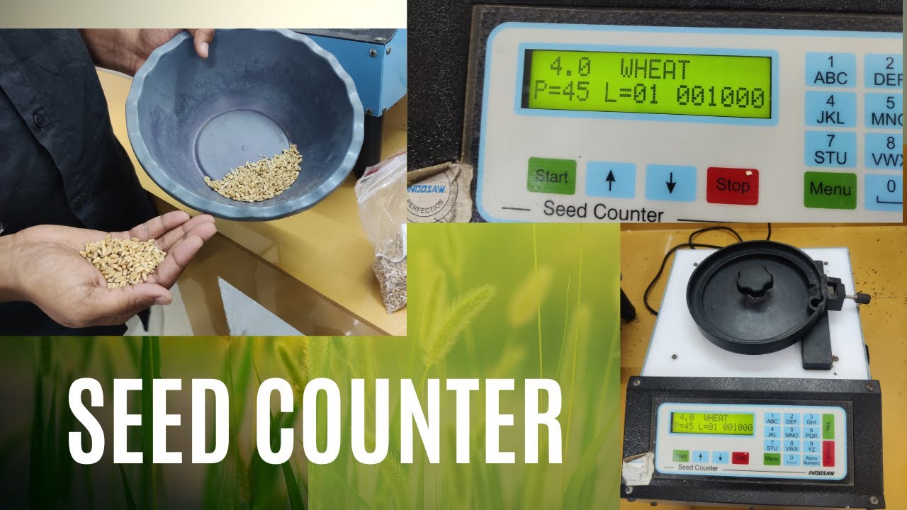 Seed counter machine working procedure