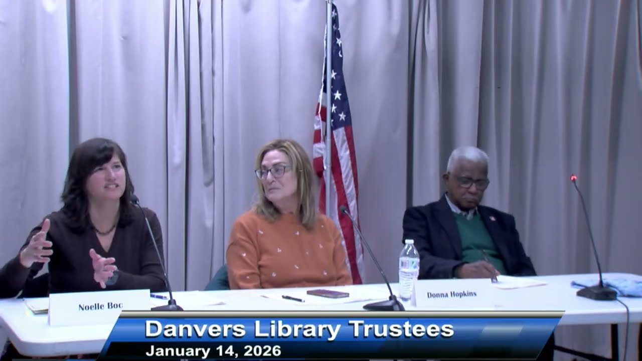 Peabody Institute Library of Danvers Trustees Meeting: 1/14/26