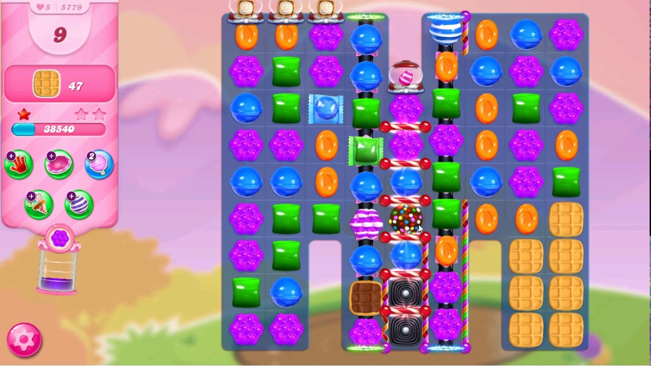 Candy Crush Saga Level 5779 - No Boosters