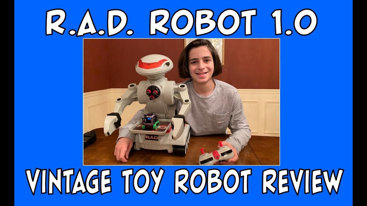 R.A.D. Robot 1.0 - Vintage Toy Robot from 1998