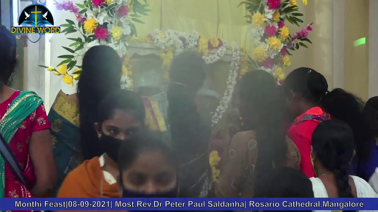 Monthi Feast| 08.00am|08-09-2021| Most.Rev.Dr Peter Paul Saldanha| Live |Rosario Cathedral,Mangalore