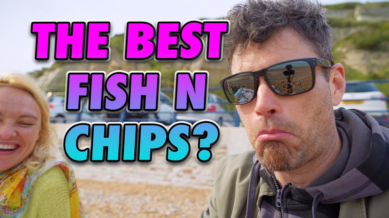BEST Fish &rsquo;N&rsquo; Chips? Hastings the Beach UK 2022 VLOG #105