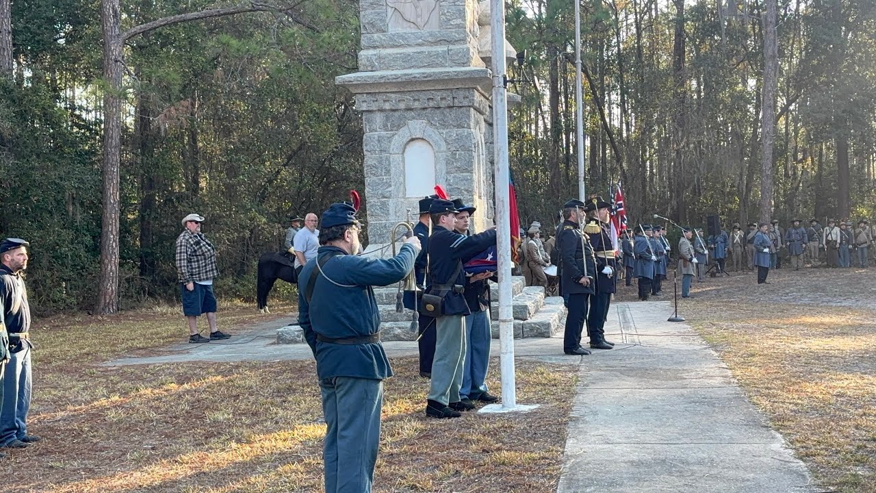 49th Annual Battle of Olustee Reenactment - Saturday, February 14, 2026 - Morning Colors 