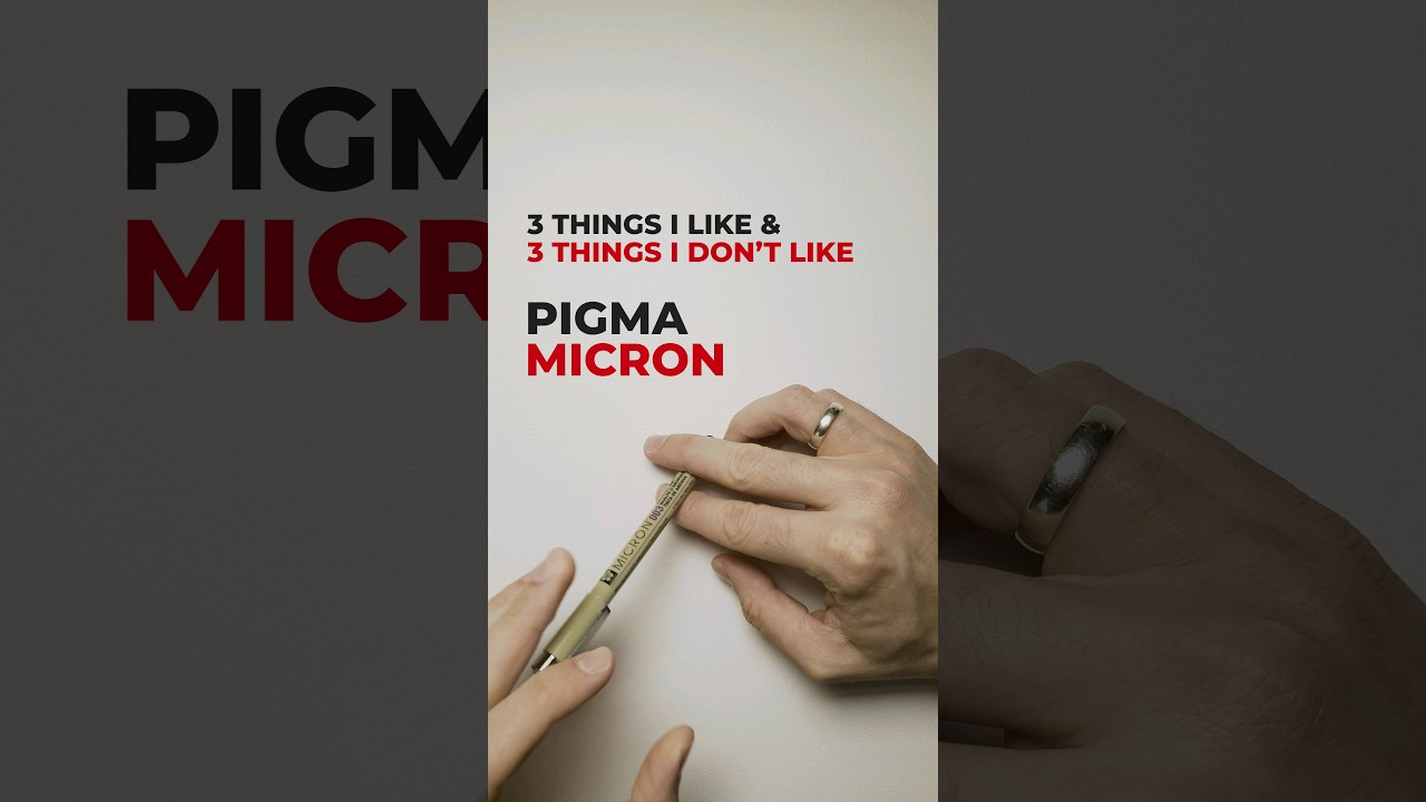 The truth about Pigma Micron Fineliners! Honest Review! #shorts