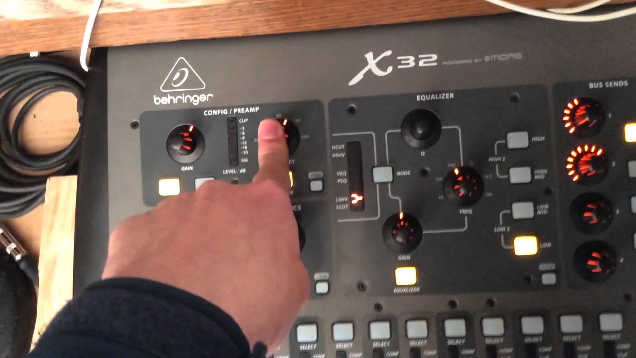 radius Audio Training - Behringer X32 - Gain, Low Cut, EQ