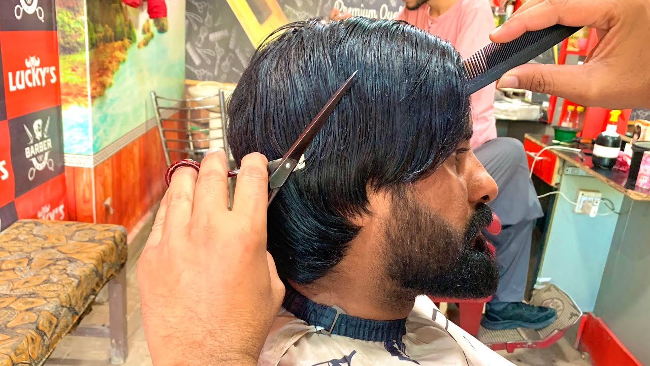 ASMR Long to Short Haircut Transformation | Extreme Haircut Change ✂️
