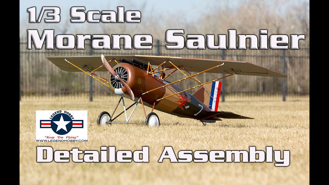 Legend Hobby / Модели чаек в масштабе 1/3 Morane Saulnier AI Детальная сборка — Oh là là! | Хобби...