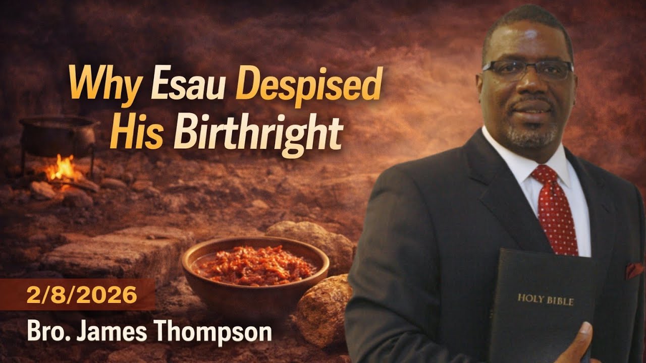 Why Esau Despised His Birthright — Sermon (2/8/26)