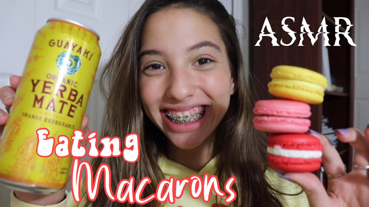 ASMR Eating Macarons 😋