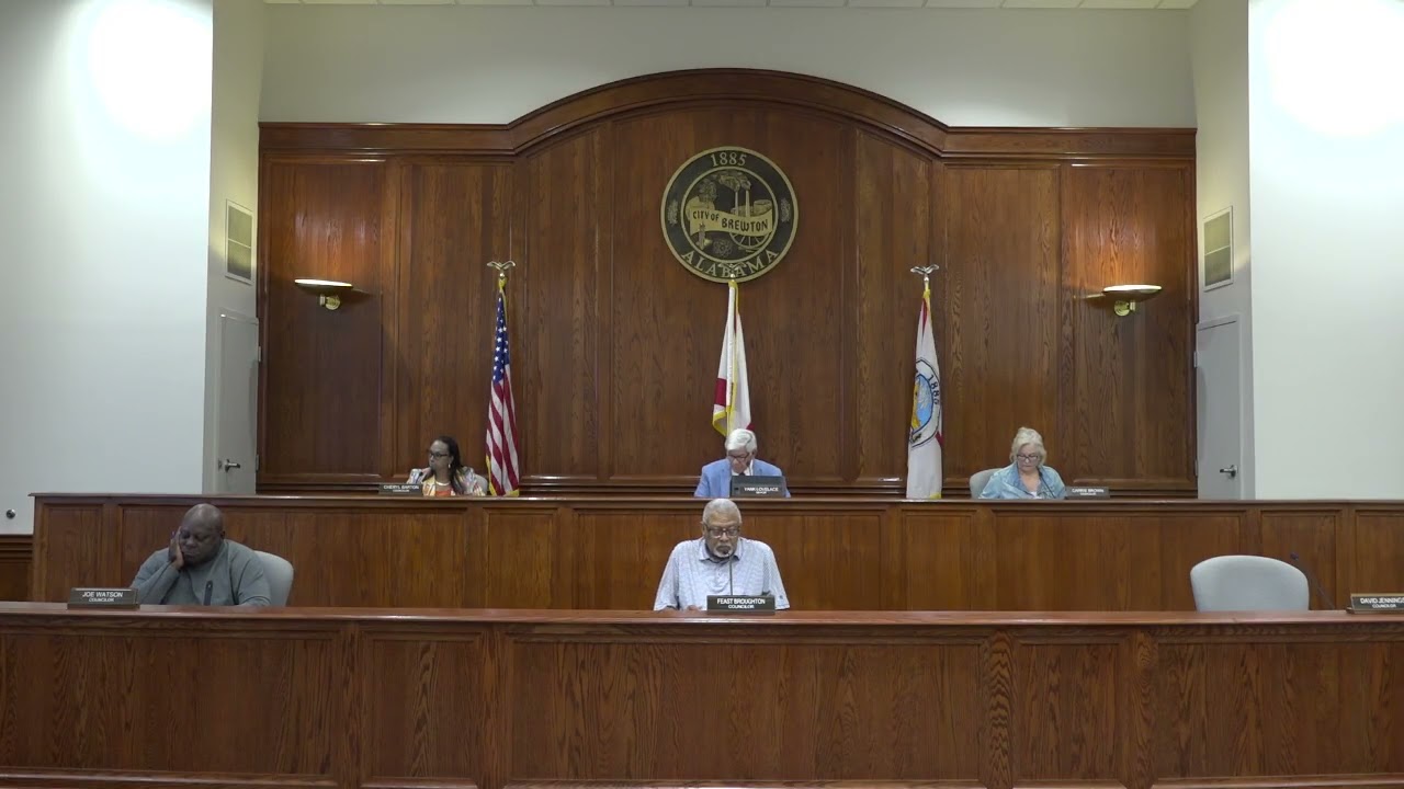Brewton City Council Meeting Sept. 8, 2025