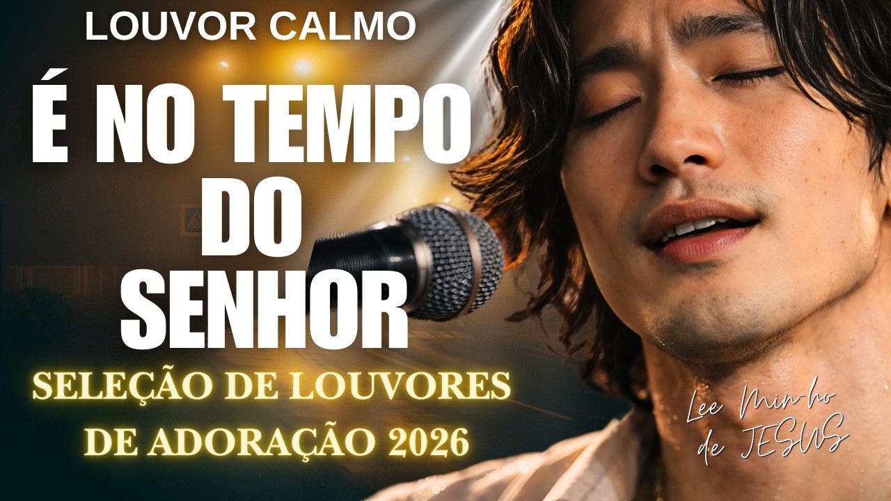 🙏 LEE MIN-HO DE JESUS 2026 | É No Tempo do Senhor | Música Gospel e Seleção de Louvores de Adoração