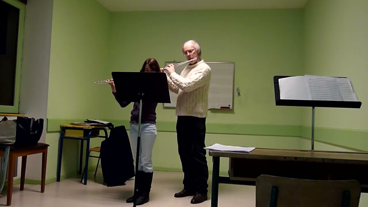 Delibes: 'Flower Duet'  from Lakmé   (flute duet)