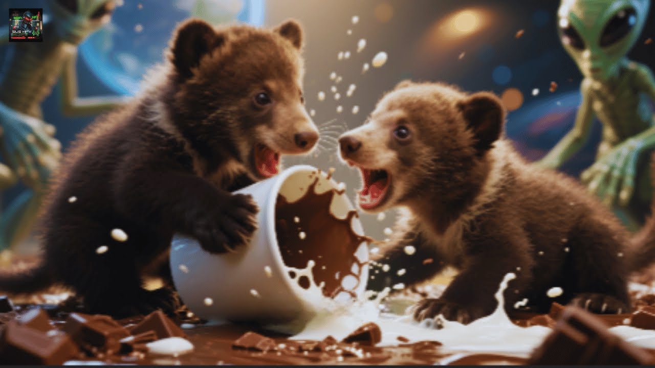 Small Alien Cubs Discover Chocolate Milk – Humans Protect Them | SUS HFY