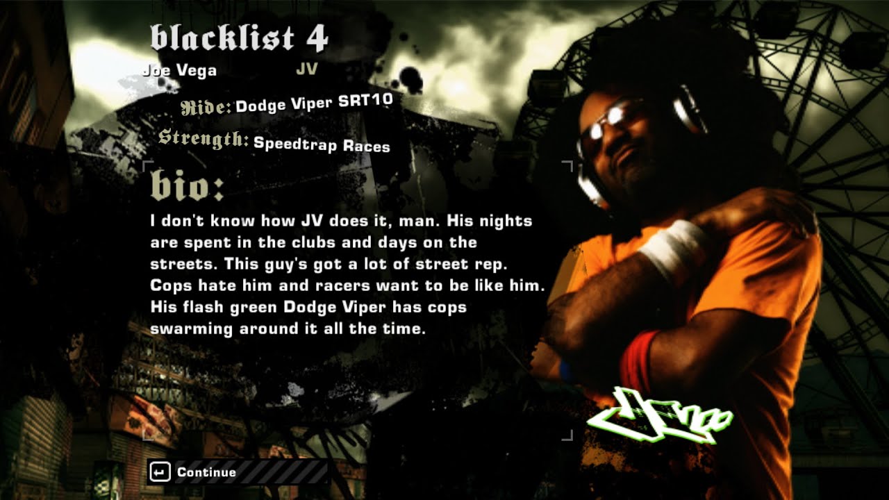 Need for Speed Most Wanted 2005 - Blacklist 4  JV Part 2 Police pursuit and Boss races