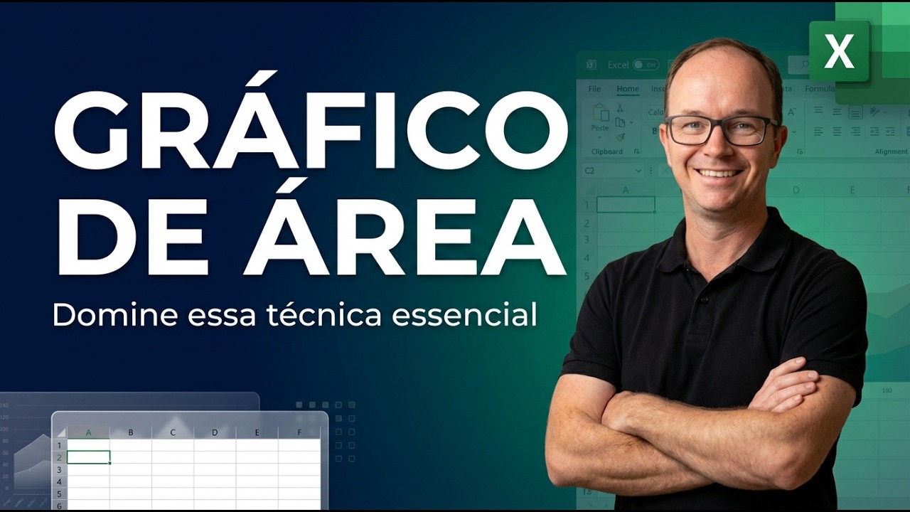 Gráfico de Área no Excel: Como Deixar Bonito e Profissional (Passo a Passo)