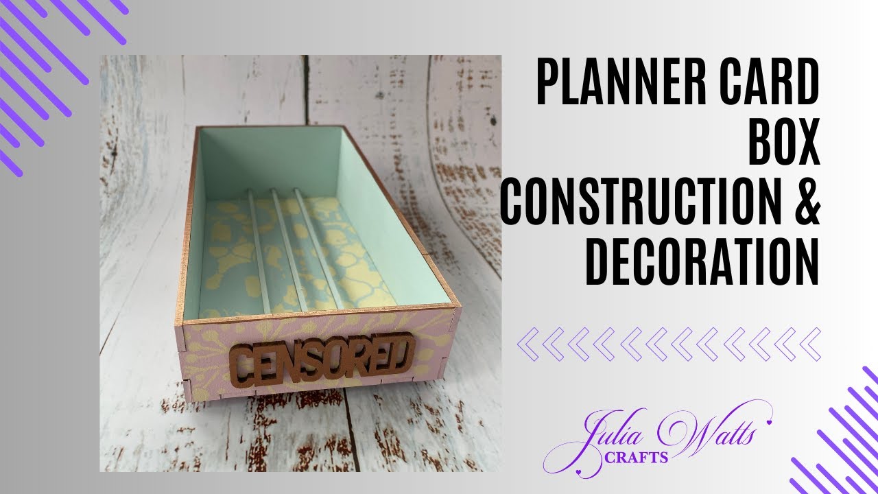 Elizabeth Craft Designs - Card Lab Collection : Planner Card Box