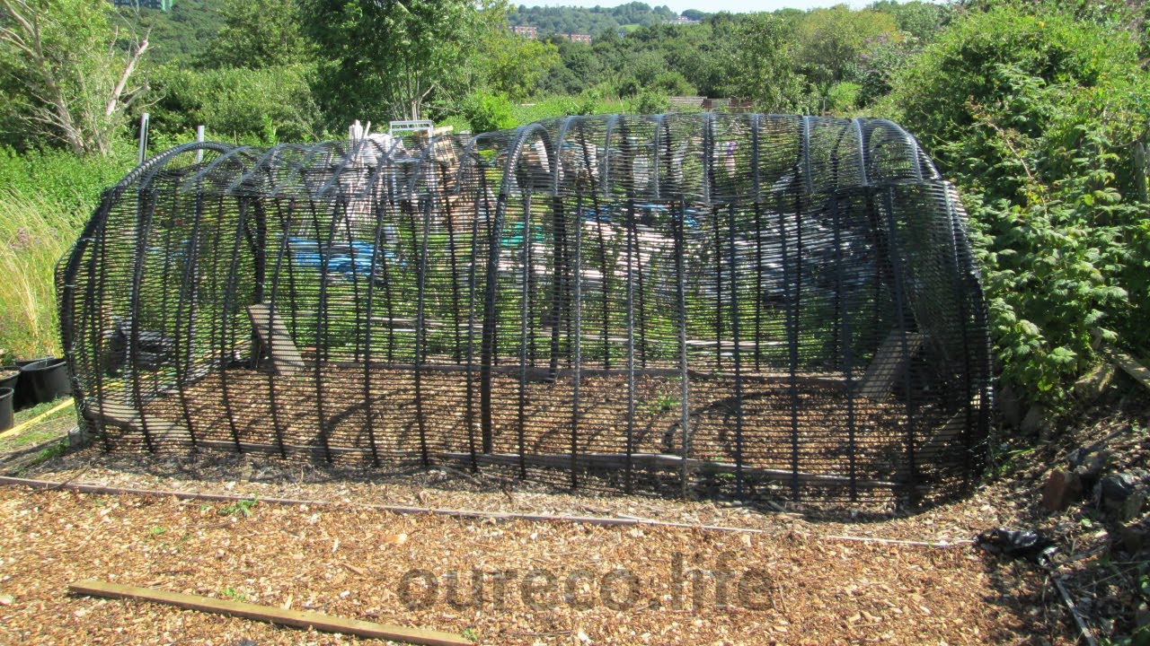 Building a walk in vegetable cage - part one