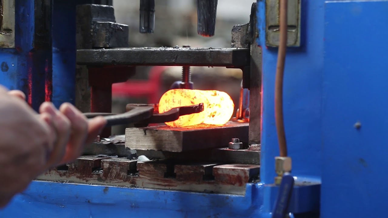 Anyang Forging Press - Drifting a Hammer Eye