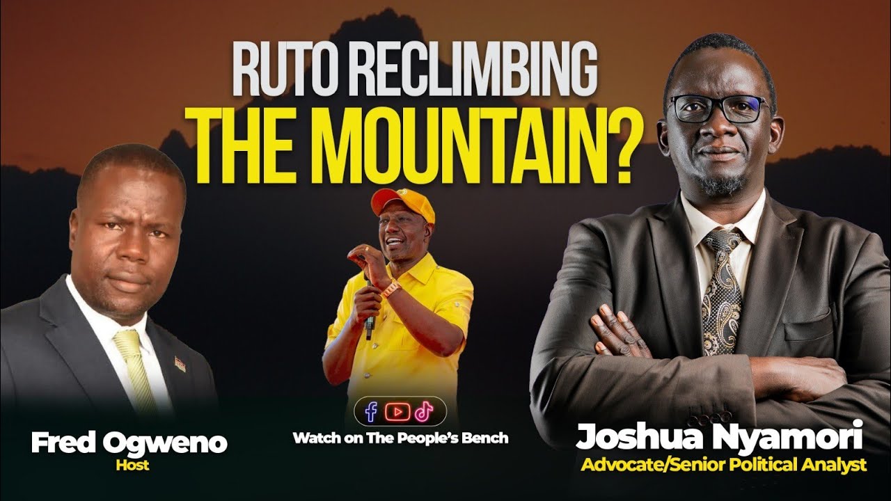RUTO RECLIMBING MT. KENYA. JOSHUA NYAMORI.
