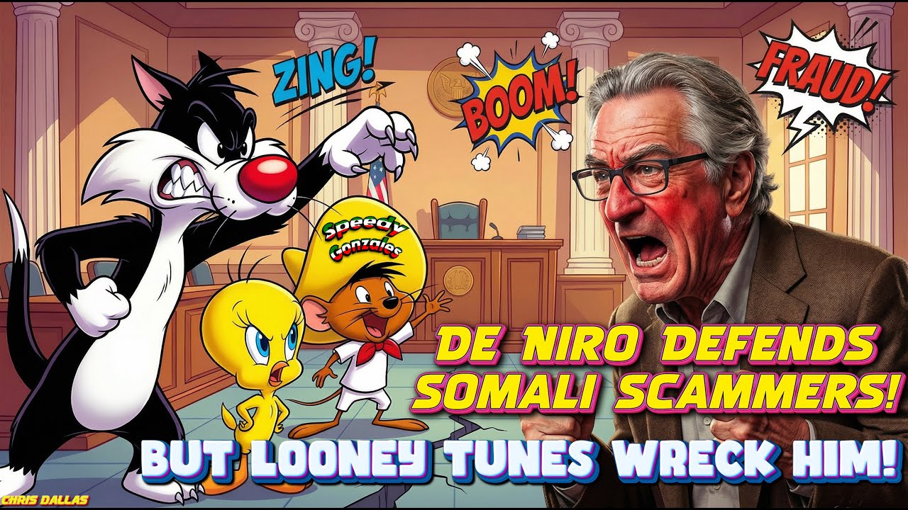 Де Ниро защищает сомалийских мошенников, но персонажи мультфильмов Looney Tunes его уничтожают! С...