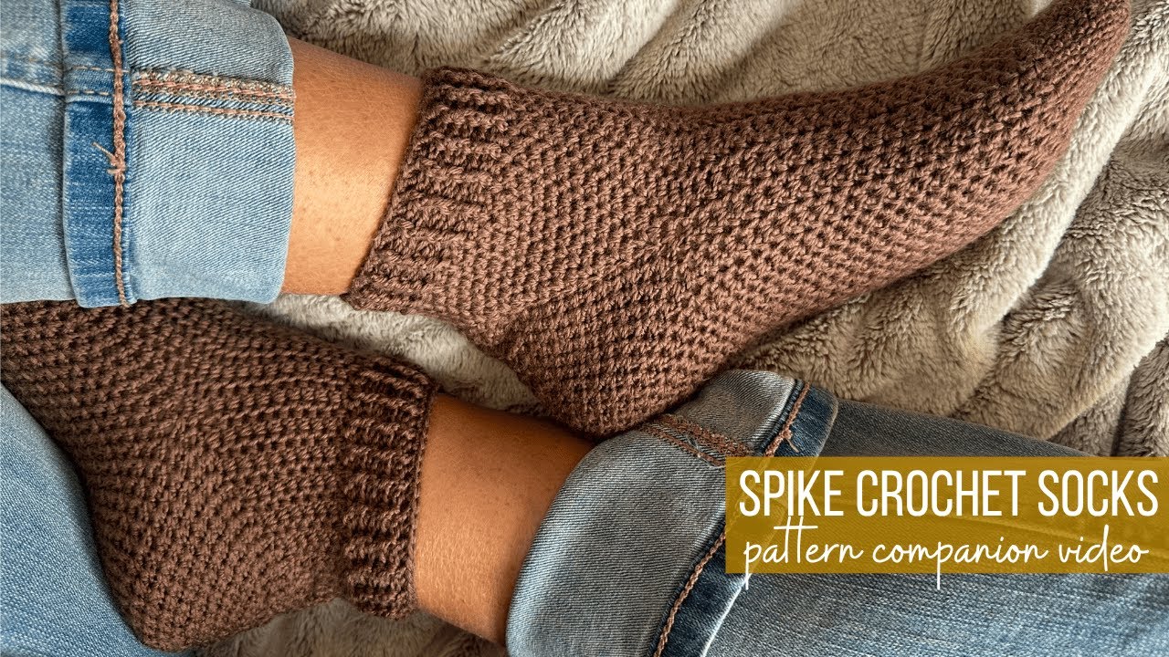 Spike Sock | Crochet Pattern Tutorial