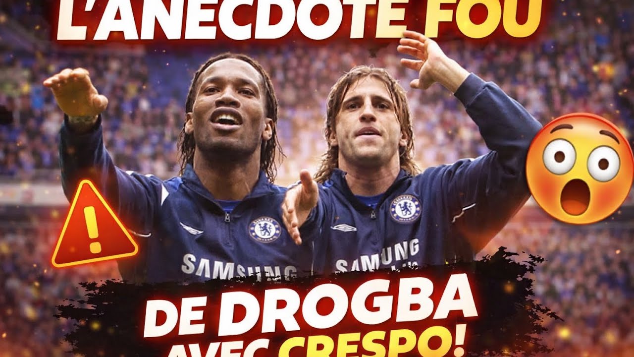 La concurrence rudes entre drogba et crespo traduit en wolof 