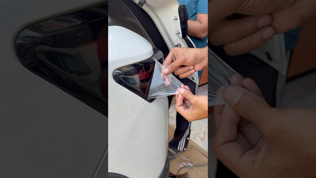 New Brezza Car Tail Light Smoke Tapping install #carlover #reels #shorts