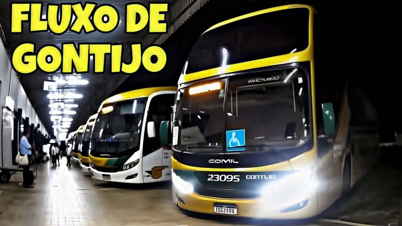 FLUXO de ÔNIBUS  GONTIJO PONTO de APOIO REALEZA - MG