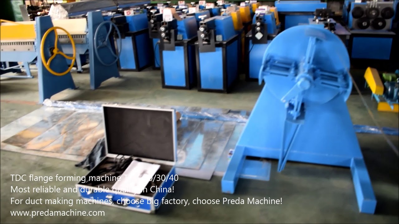 Anhui Preda TDC flange forming machine with factory price