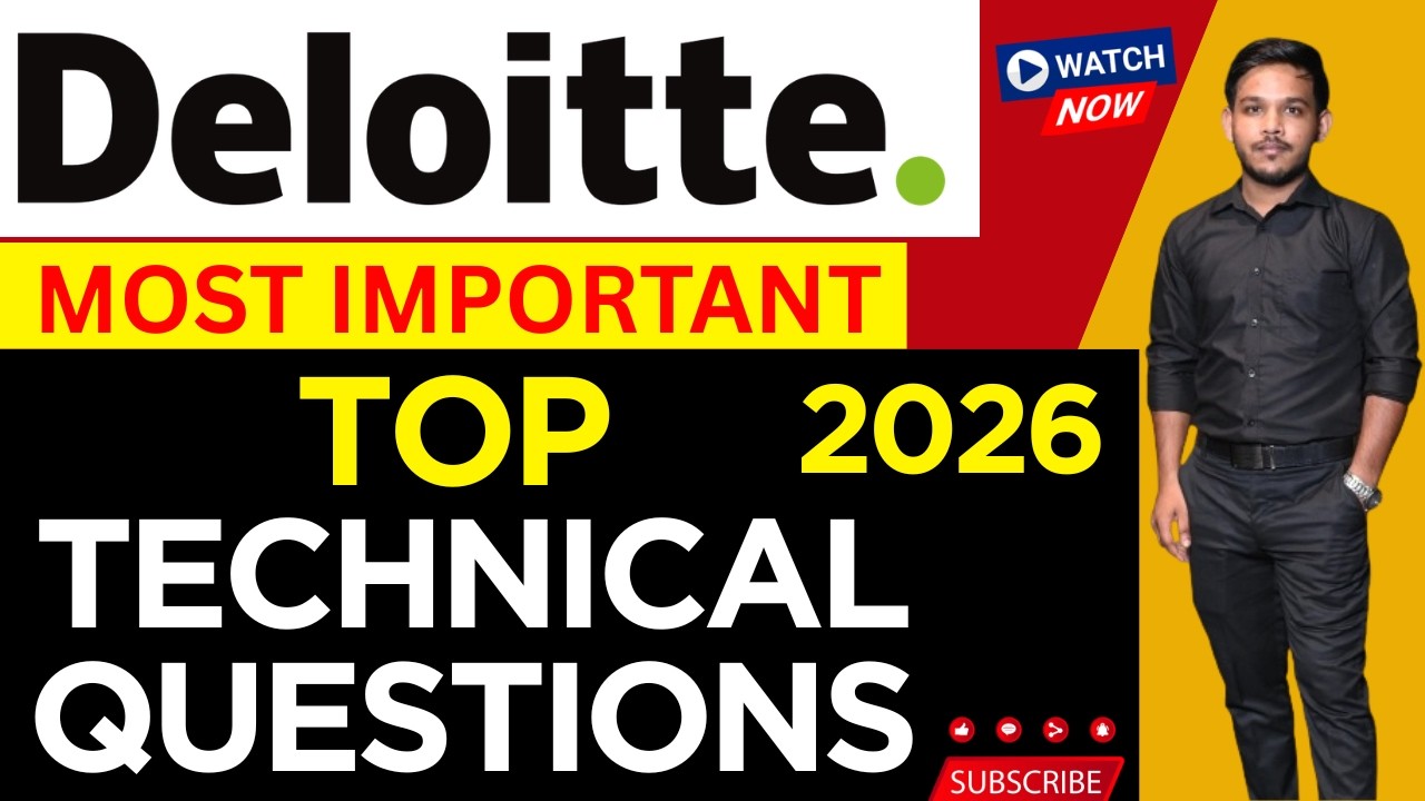 Deloitte Top Technical Skill Questions  # deloitte @VikasMauryaAcademy